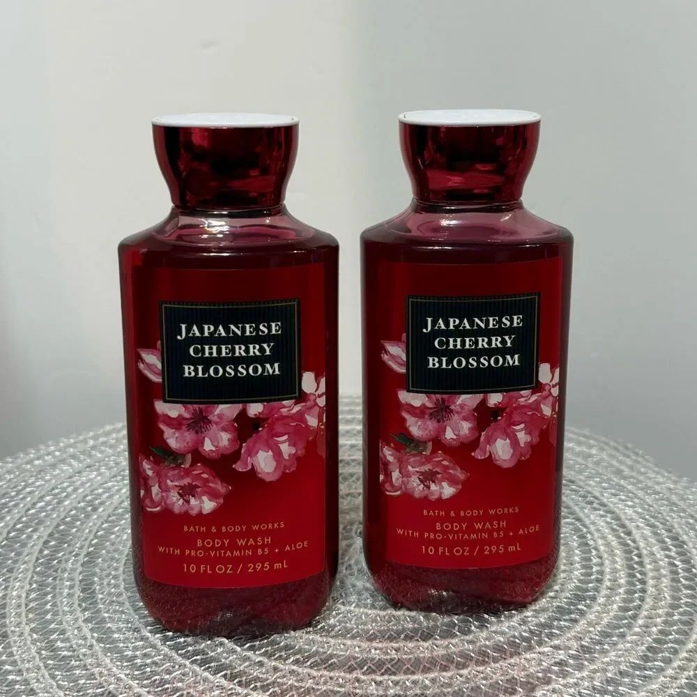 BBW Japanese Cherry Blossom Body Wash Set of 2 NWT